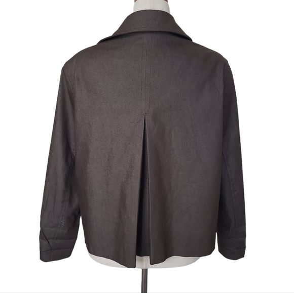 EUC like new New York Company women's brown double breast jacket coat XL - Picture 3 of 9